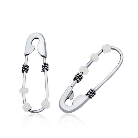 Gümüş Çengel İğne Küpe Gümüş Çengel İğne Küpe