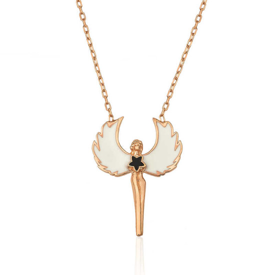 Gümüş Rose Su Perisi Kolye Gümüş Rose Su Perisi Kolye