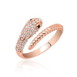 Gümüş Rose Yılan Yüzük Gümüş Rose Yılan Yüzük