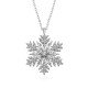 Gümüş Kar Tanesi Kolye Gümüş Kar Tanesi Kolye