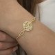 Gümüş Gold Baget Taşlı Bileklik Gümüş Gold Baget Taşlı Bileklik