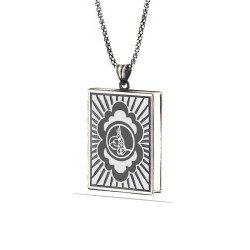 Gümüş İçi Açılabilen Tuğra Muskalık Kolye Gümüş İçi Açılabilen Tuğra Muskalık Kolye