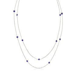 Gümüş Zincir Nazar Bayan Kolye