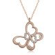 Gümüş Rose Sonsuzluk Kelebek Kadın Kolye Gümüş Rose Sonsuzluk Kelebek Kadın Kolye