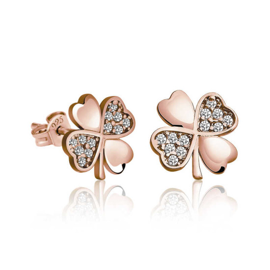 Gümüş Yonca Kadın Küpe Gümüş Yonca Kadın Küpe