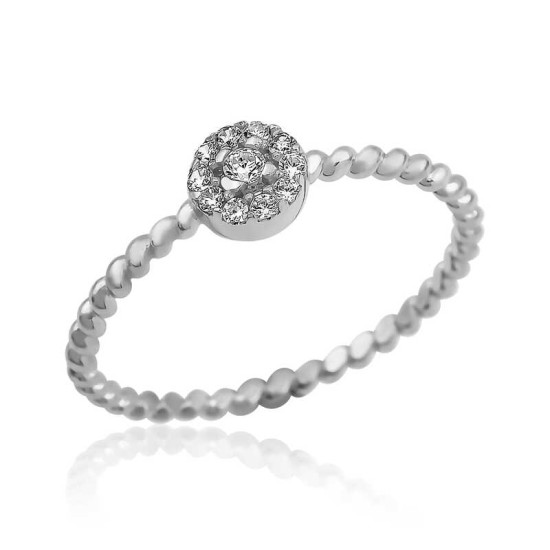 Gümüş Zirkon Taşlı Kadın Yüzük Gümüş Zirkon Taşlı Kadın Yüzük