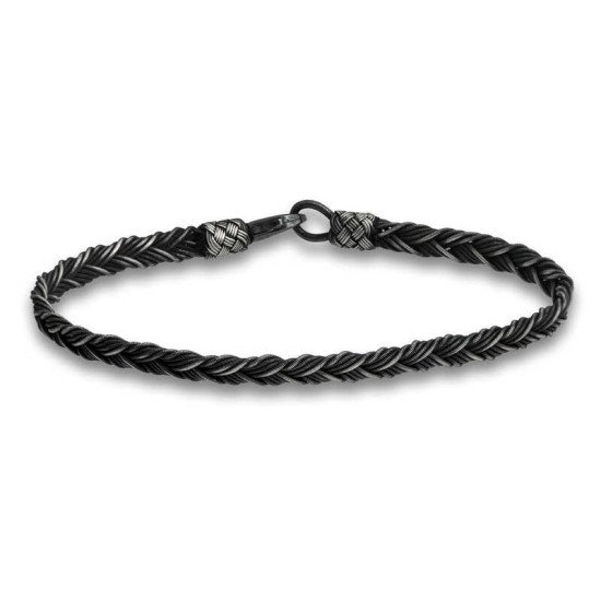 Gümüş Kazaziye Örgü Bileklik Gümüş Kazaziye Örgü Bileklik