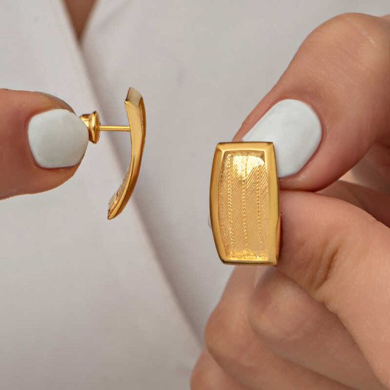 Gümüş Trabzon Hasır Kadın Küpe Gümüş Trabzon Hasır Kadın Küpe