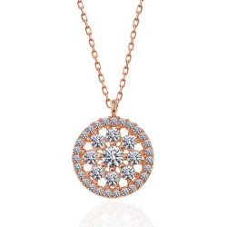 ​Gümüş Rose Çiçek Kadın Kolye