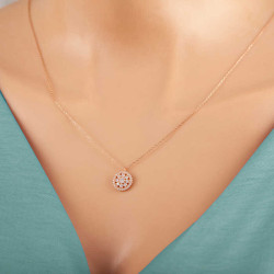 ​Gümüş Rose Çiçek Kadın Kolye