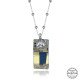 Swarovski Crystal Taşlı Top Zincir Baget Gümüş Kadın Kolye Swarovski Crystal Taşlı Top Zincir Baget Gümüş Kadın Kolye