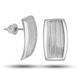 Gümüş Trabzon Hasır Kadın Küpe Gümüş Trabzon Hasır Kadın Küpe