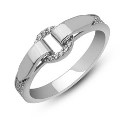 Gümüş Zirkon Taşlı Kadın Yüzük Gümüş Zirkon Taşlı Kadın Yüzük