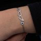 Gümüş Nazarlı Melek Kanadı Kadın Bileklik Gümüş Nazarlı Melek Kanadı Kadın Bileklik