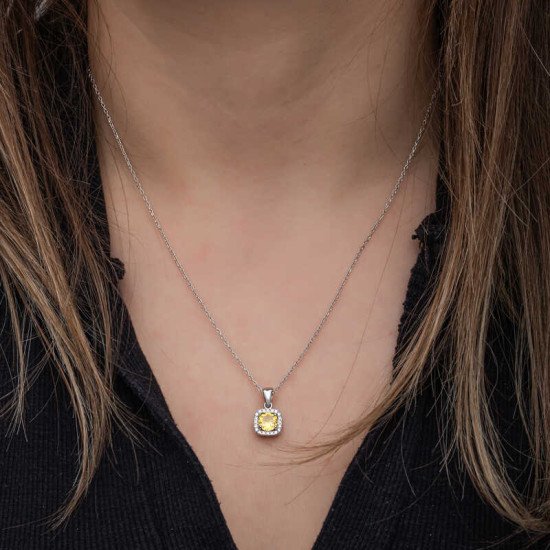 Gümüş Sarı Baget Taşlı Kadın Set Gümüş Sarı Baget Taşlı Kadın Set