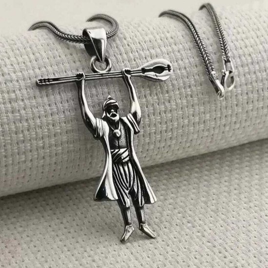 Gümüş Pir Sultan Abdal Erkek Kolye Gümüş Pir Sultan Abdal Erkek Kolye