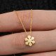 Gümüş Gold Minimal Kar Tanesi Kadın Kolye Gümüş Gold Minimal Kar Tanesi Kadın Kolye