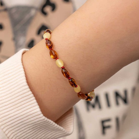 Bebek Damla Kehribar Bileklik Bebek Damla Kehribar Bileklik