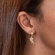 Gümüş Gold Sallantılı Başak Kadın Küpe Gümüş Gold Sallantılı Başak Kadın Küpe