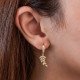 Gümüş Gold Sallantılı Başak Kadın Küpe Gümüş Gold Sallantılı Başak Kadın Küpe