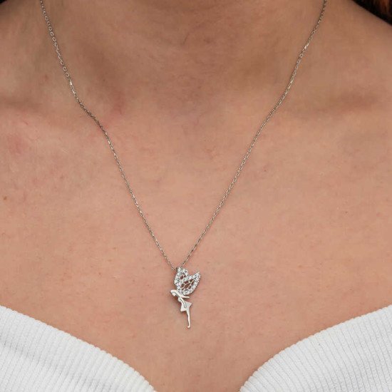 Gümüş Peri Kızı Kadın Kolye Gümüş Peri Kızı Kadın Kolye