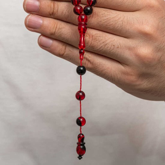 Yuvarlak Sıkma Kehribar Tesbih Yuvarlak Sıkma Kehribar Tesbih