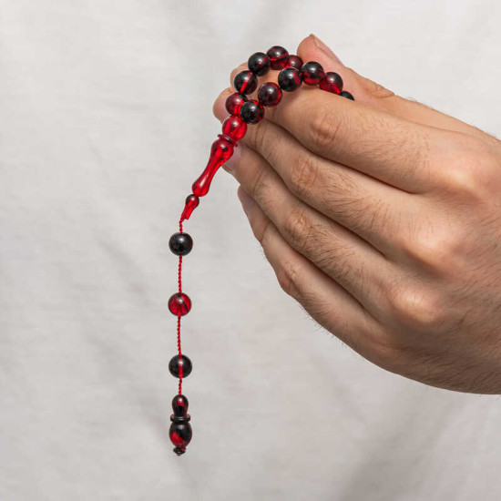 Yuvarlak Sıkma Kehribar Tesbih Yuvarlak Sıkma Kehribar Tesbih