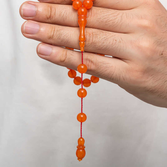 Yuvarlak Sıkma Kehribar Tesbih Yuvarlak Sıkma Kehribar Tesbih