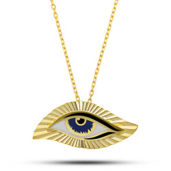 Gümüş Gold Gecenin Gözü Kadın Kolye Gümüş Gold Gecenin Gözü Kadın Kolye