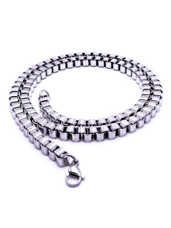 Kare Arnavut Çelik Kolye 6Mm CSR1180084